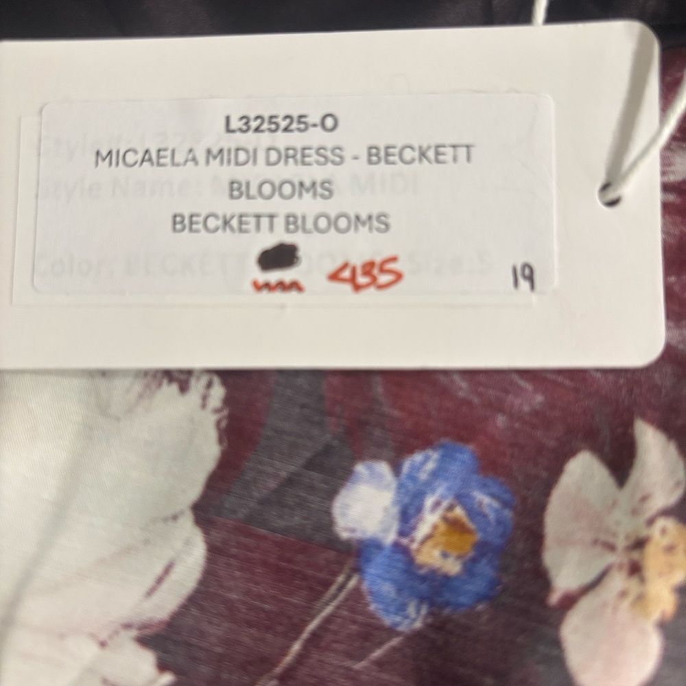 Johnny Was MICAELA MIDI DRESS - BECKETT BLOOMS S - Picture 10 of 11